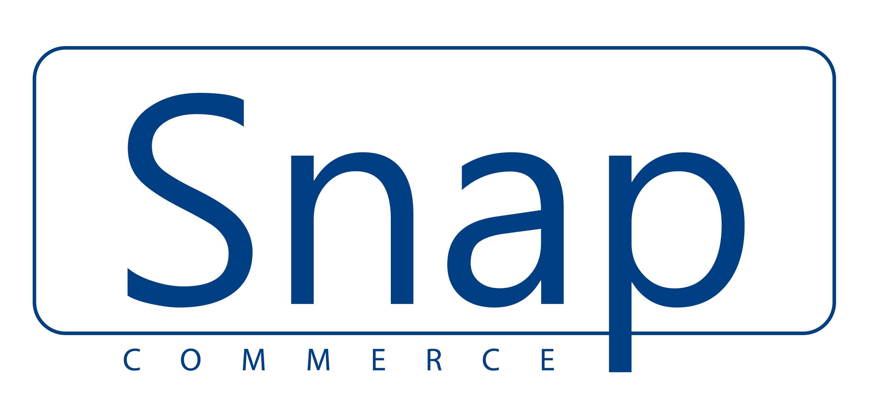 snap logo blue